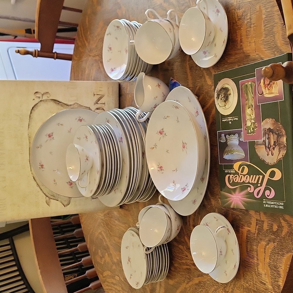 Dishes Lorraine Rose Lovely Fine China Japan Pattern 3826